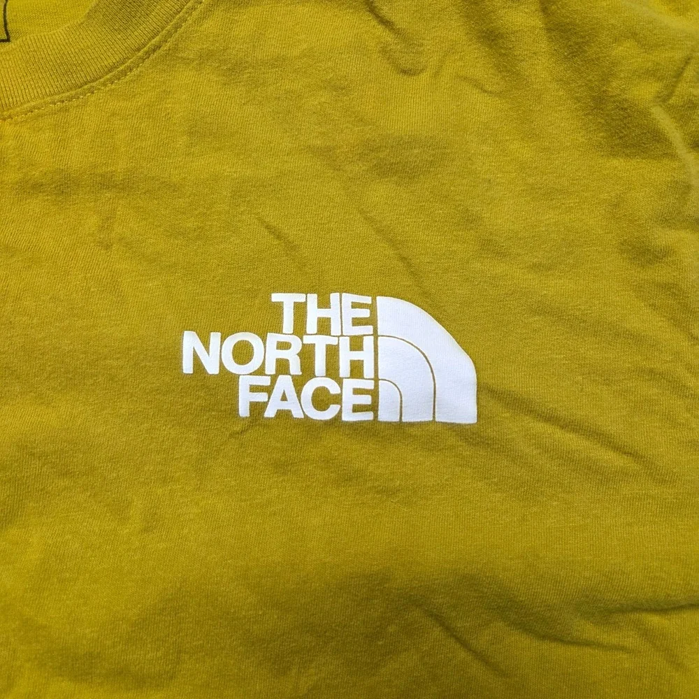 The North Face Mustard Yellow Logo Tee Size Medium